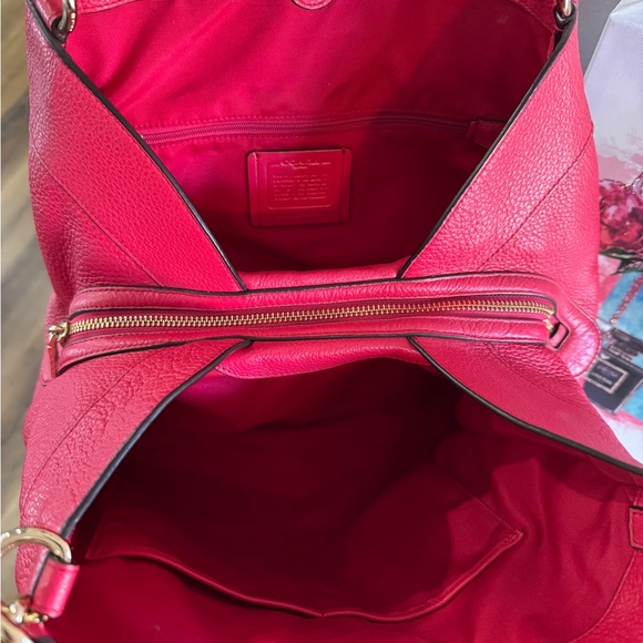 Coach  Lexy Shoulder bag Vibrant Pebble Leather EUC - Picture 7 of 12